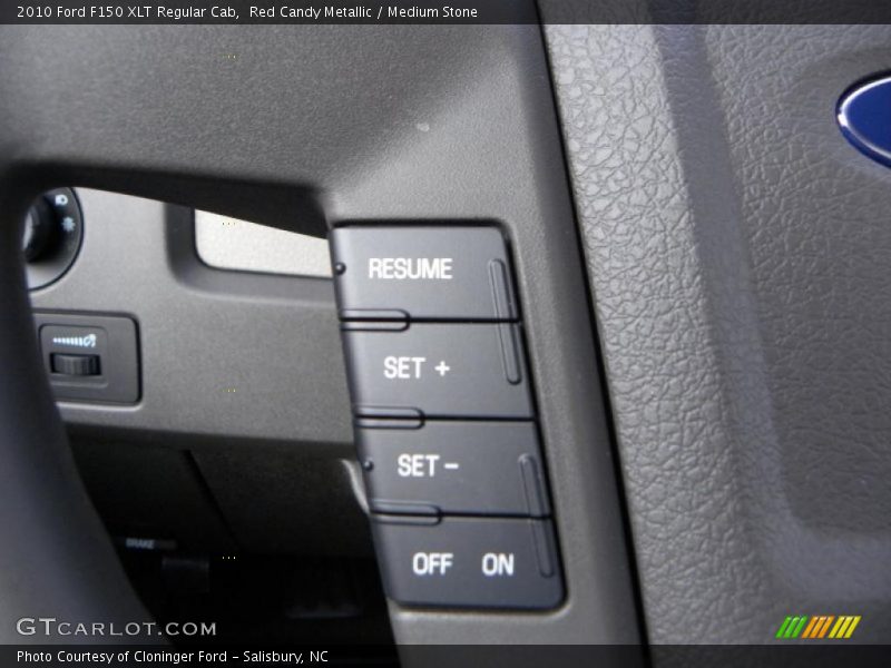 Red Candy Metallic / Medium Stone 2010 Ford F150 XLT Regular Cab