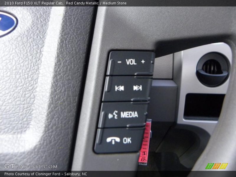 Red Candy Metallic / Medium Stone 2010 Ford F150 XLT Regular Cab