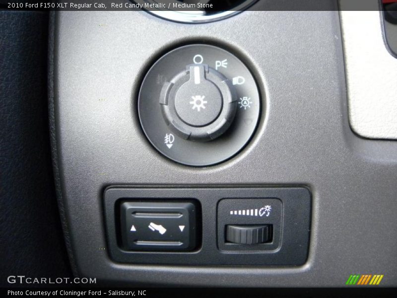 Red Candy Metallic / Medium Stone 2010 Ford F150 XLT Regular Cab