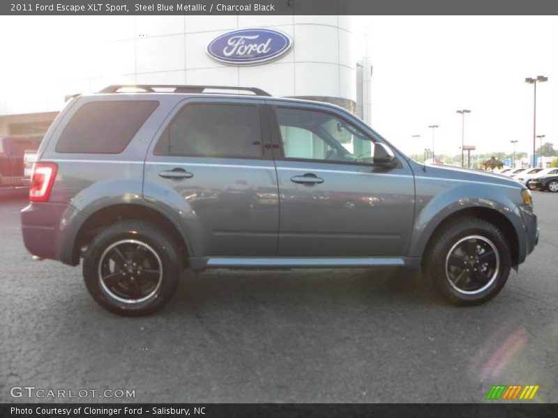 Steel Blue Metallic / Charcoal Black 2011 Ford Escape XLT Sport