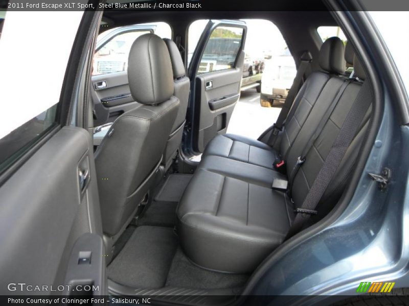 Steel Blue Metallic / Charcoal Black 2011 Ford Escape XLT Sport