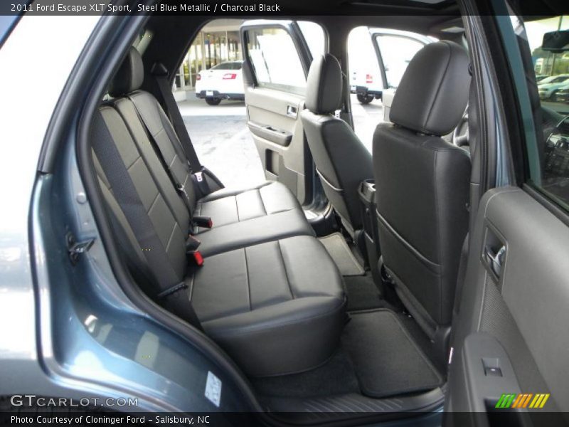 Steel Blue Metallic / Charcoal Black 2011 Ford Escape XLT Sport