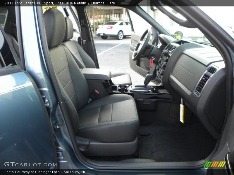 Steel Blue Metallic / Charcoal Black 2011 Ford Escape XLT Sport