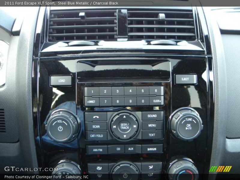 Steel Blue Metallic / Charcoal Black 2011 Ford Escape XLT Sport