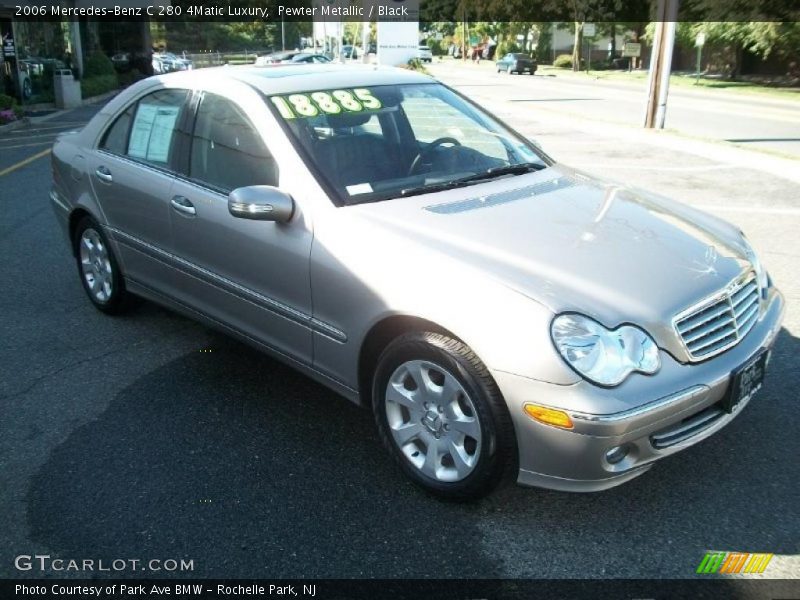 Pewter Metallic / Black 2006 Mercedes-Benz C 280 4Matic Luxury