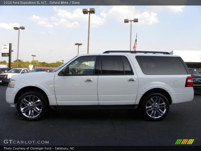 Oxford White / Stone 2010 Ford Expedition EL XLT