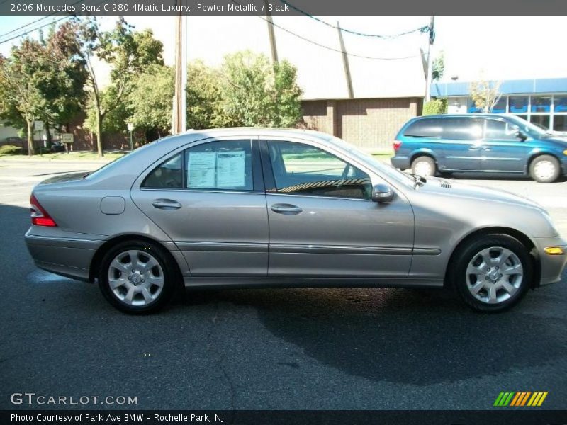 Pewter Metallic / Black 2006 Mercedes-Benz C 280 4Matic Luxury