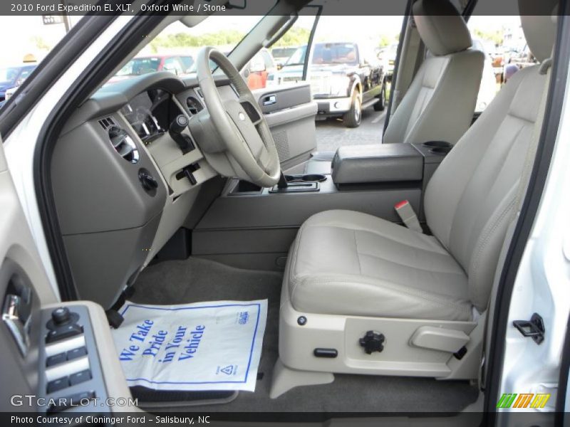 Oxford White / Stone 2010 Ford Expedition EL XLT