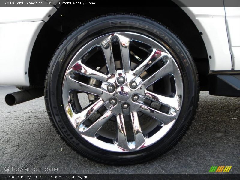 Oxford White / Stone 2010 Ford Expedition EL XLT