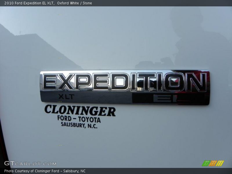 Oxford White / Stone 2010 Ford Expedition EL XLT
