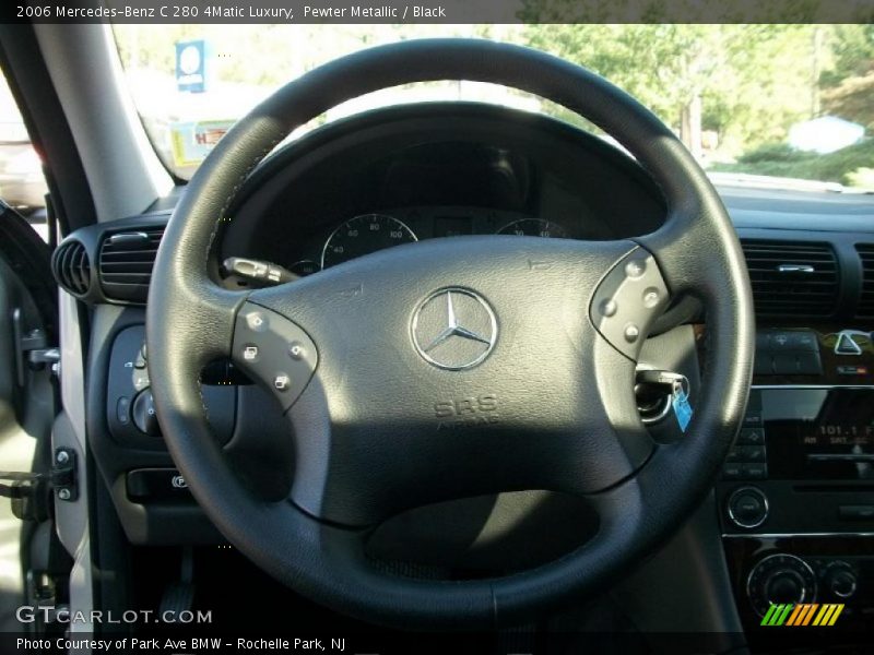 Pewter Metallic / Black 2006 Mercedes-Benz C 280 4Matic Luxury