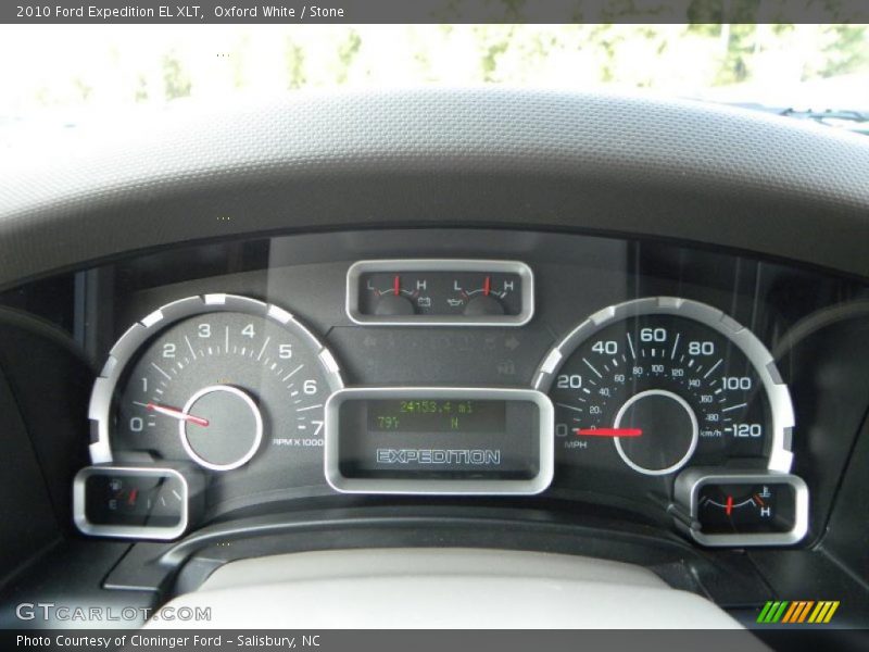 Oxford White / Stone 2010 Ford Expedition EL XLT