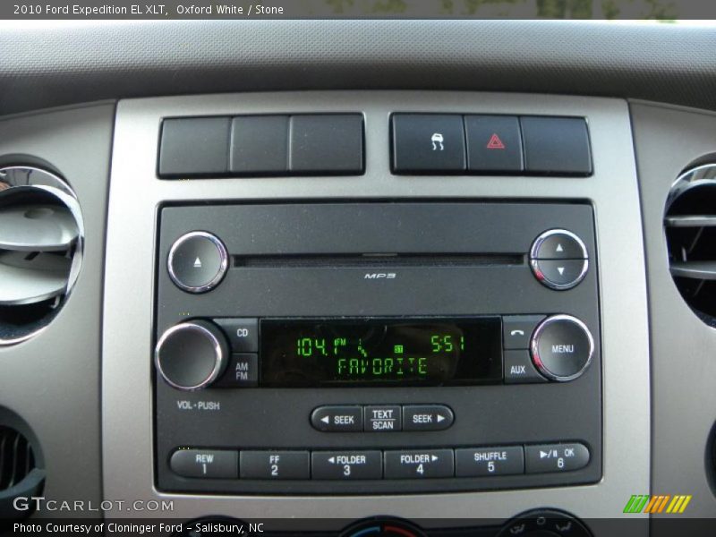 Oxford White / Stone 2010 Ford Expedition EL XLT