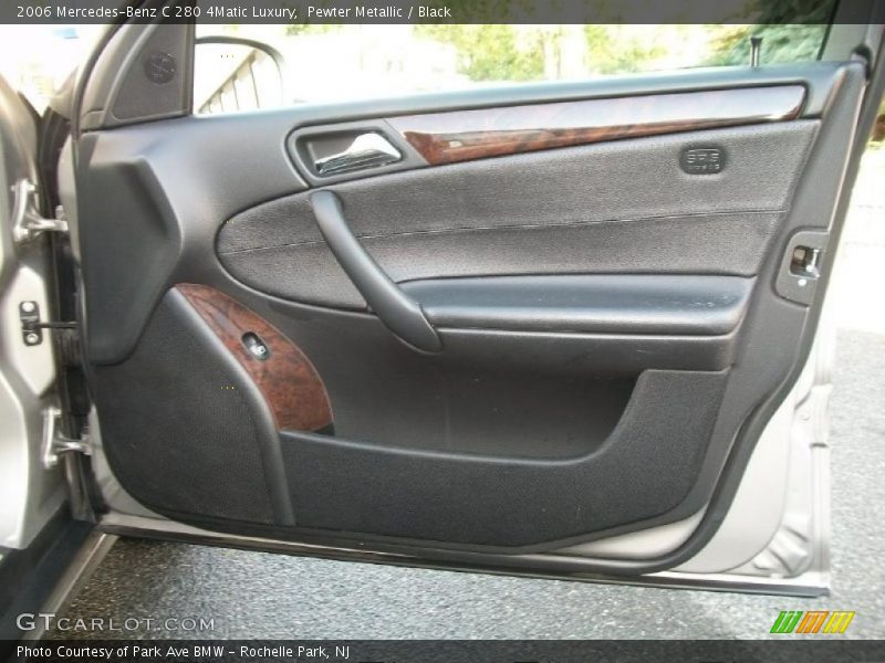 Pewter Metallic / Black 2006 Mercedes-Benz C 280 4Matic Luxury
