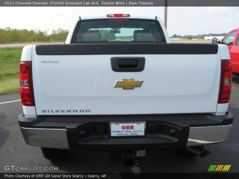 Summit White / Dark Titanium 2011 Chevrolet Silverado 2500HD Extended Cab 4x4
