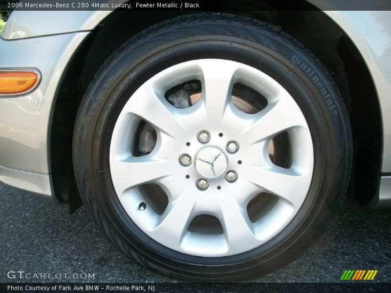 Pewter Metallic / Black 2006 Mercedes-Benz C 280 4Matic Luxury