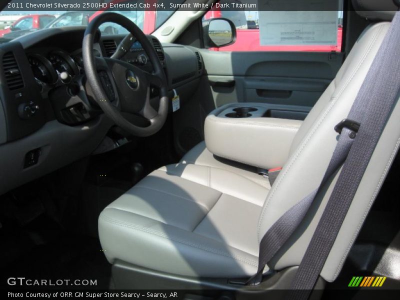 Summit White / Dark Titanium 2011 Chevrolet Silverado 2500HD Extended Cab 4x4