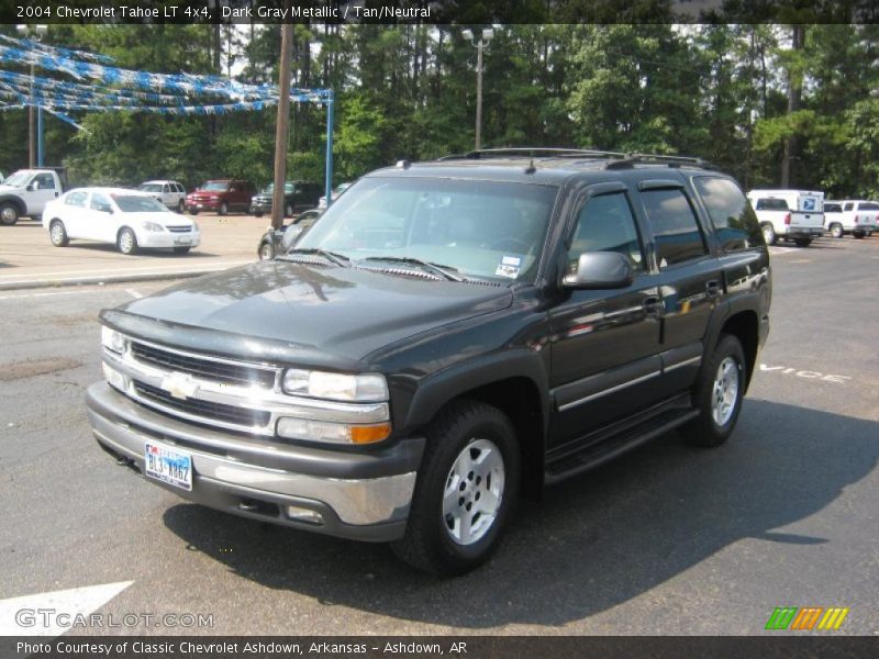Dark Gray Metallic / Tan/Neutral 2004 Chevrolet Tahoe LT 4x4