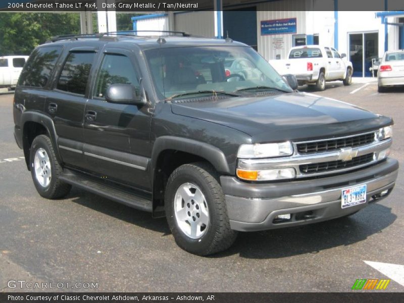 Dark Gray Metallic / Tan/Neutral 2004 Chevrolet Tahoe LT 4x4