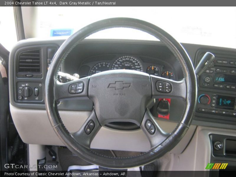 Dark Gray Metallic / Tan/Neutral 2004 Chevrolet Tahoe LT 4x4