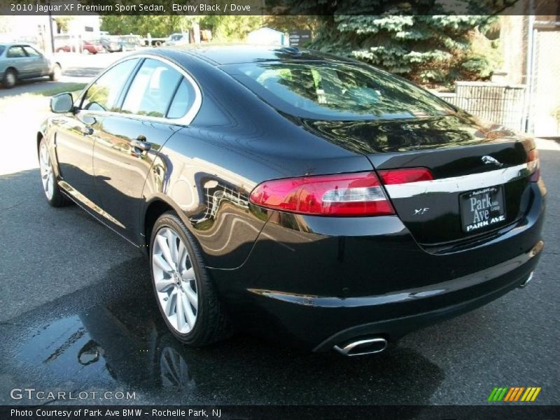 Ebony Black / Dove 2010 Jaguar XF Premium Sport Sedan