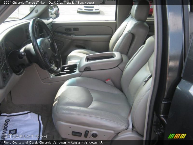 Dark Gray Metallic / Tan/Neutral 2004 Chevrolet Tahoe LT 4x4