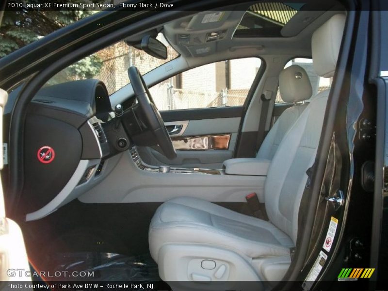 Ebony Black / Dove 2010 Jaguar XF Premium Sport Sedan