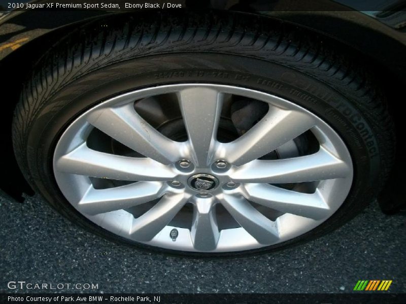Ebony Black / Dove 2010 Jaguar XF Premium Sport Sedan