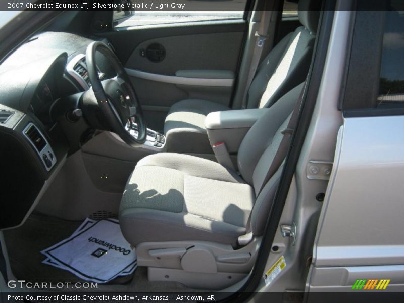Silverstone Metallic / Light Gray 2007 Chevrolet Equinox LT