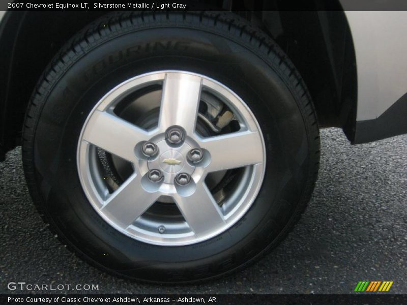 Silverstone Metallic / Light Gray 2007 Chevrolet Equinox LT