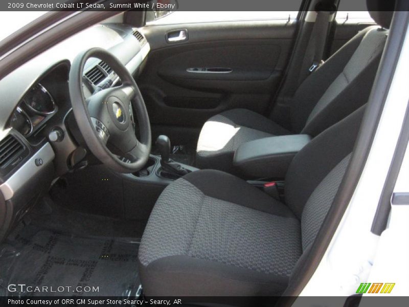 Summit White / Ebony 2009 Chevrolet Cobalt LT Sedan