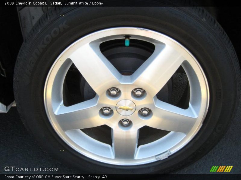 Summit White / Ebony 2009 Chevrolet Cobalt LT Sedan