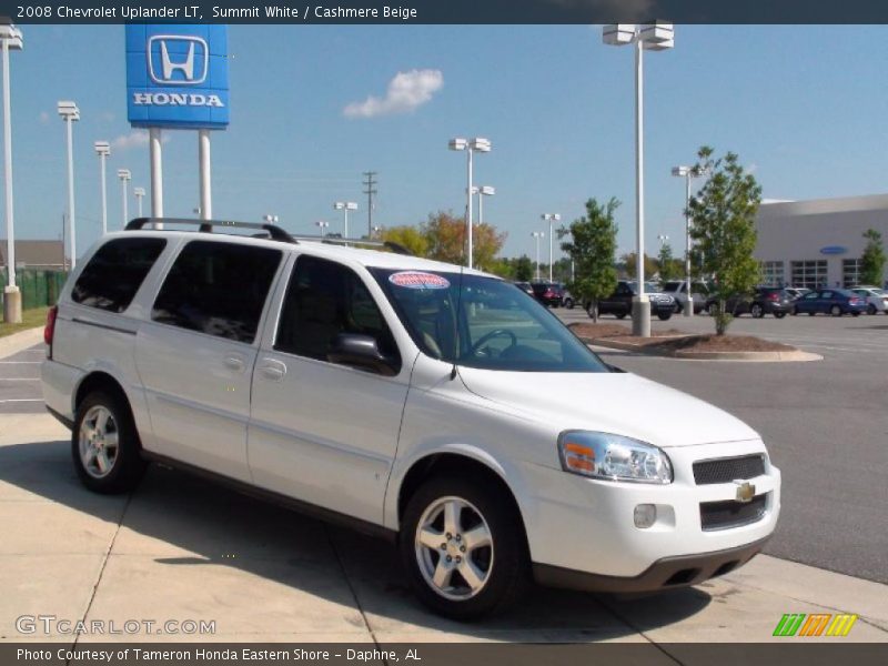 Summit White / Cashmere Beige 2008 Chevrolet Uplander LT