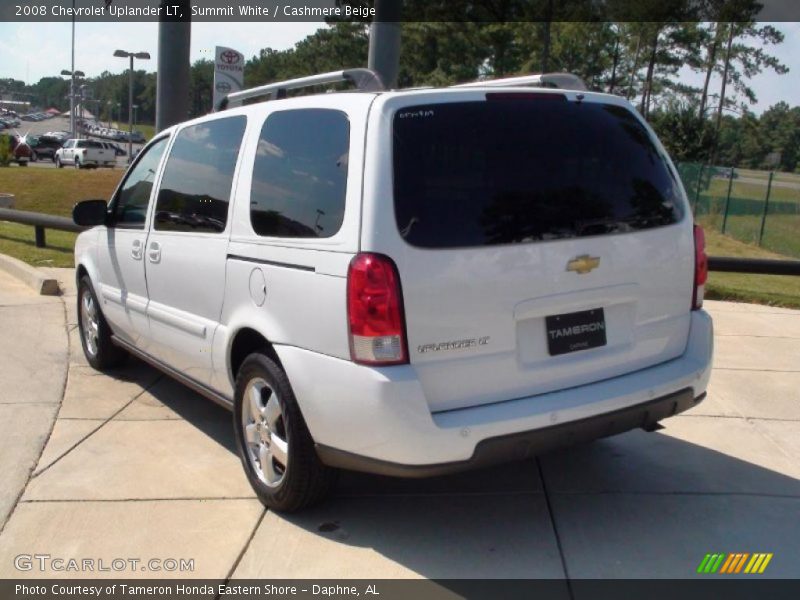 Summit White / Cashmere Beige 2008 Chevrolet Uplander LT