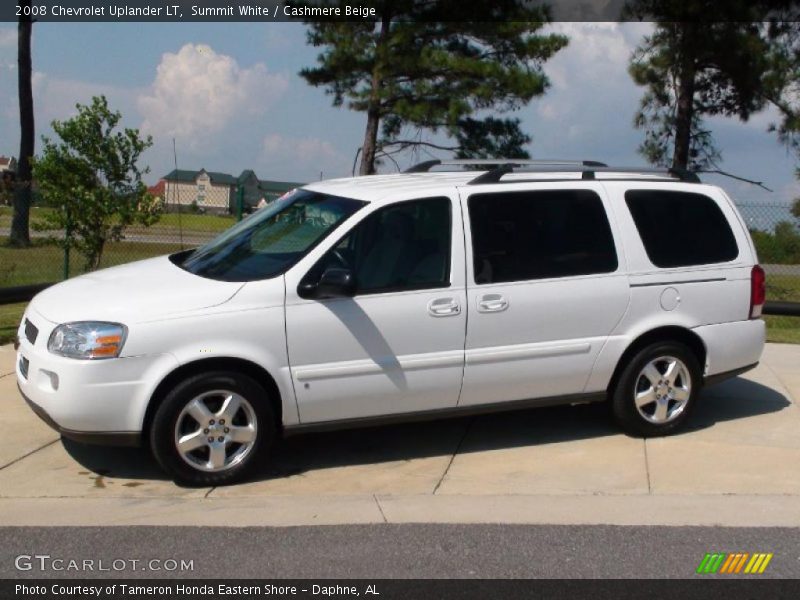 Summit White / Cashmere Beige 2008 Chevrolet Uplander LT