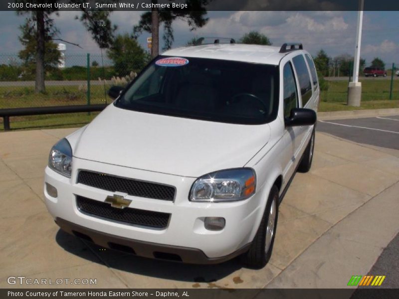 Summit White / Cashmere Beige 2008 Chevrolet Uplander LT