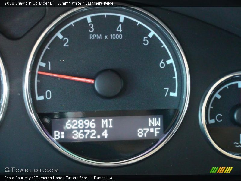 Summit White / Cashmere Beige 2008 Chevrolet Uplander LT