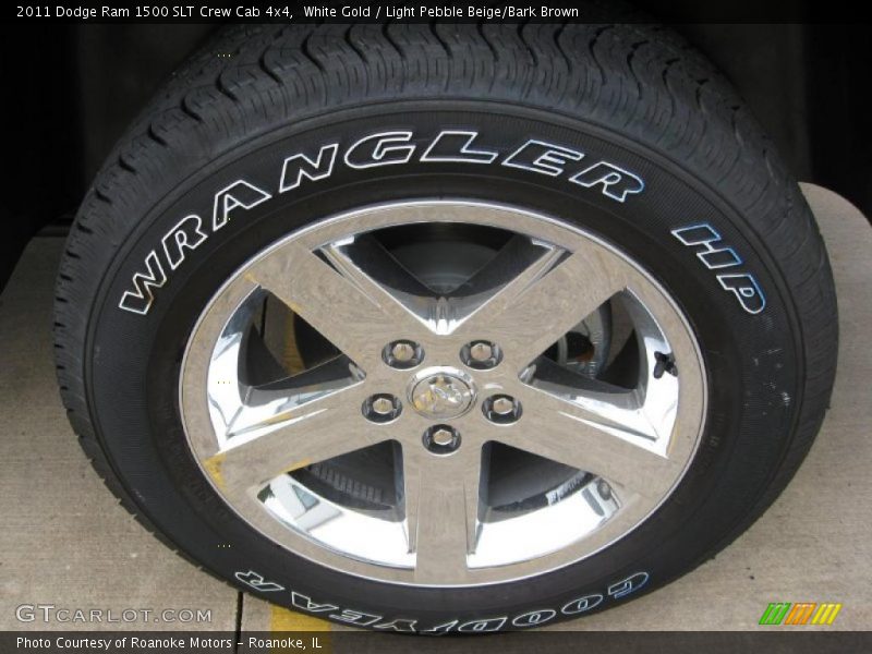 White Gold / Light Pebble Beige/Bark Brown 2011 Dodge Ram 1500 SLT Crew Cab 4x4