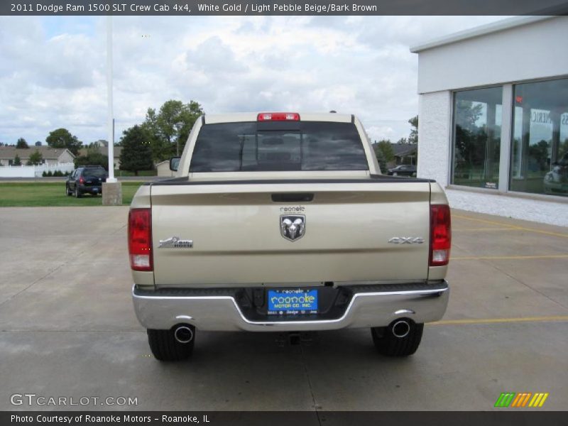 White Gold / Light Pebble Beige/Bark Brown 2011 Dodge Ram 1500 SLT Crew Cab 4x4