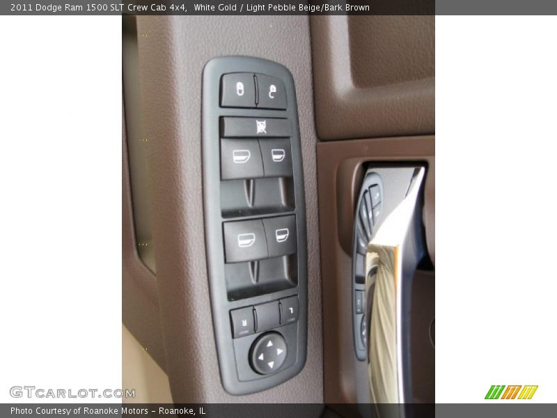 White Gold / Light Pebble Beige/Bark Brown 2011 Dodge Ram 1500 SLT Crew Cab 4x4