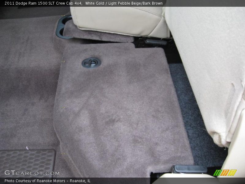 White Gold / Light Pebble Beige/Bark Brown 2011 Dodge Ram 1500 SLT Crew Cab 4x4