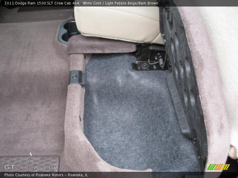 White Gold / Light Pebble Beige/Bark Brown 2011 Dodge Ram 1500 SLT Crew Cab 4x4