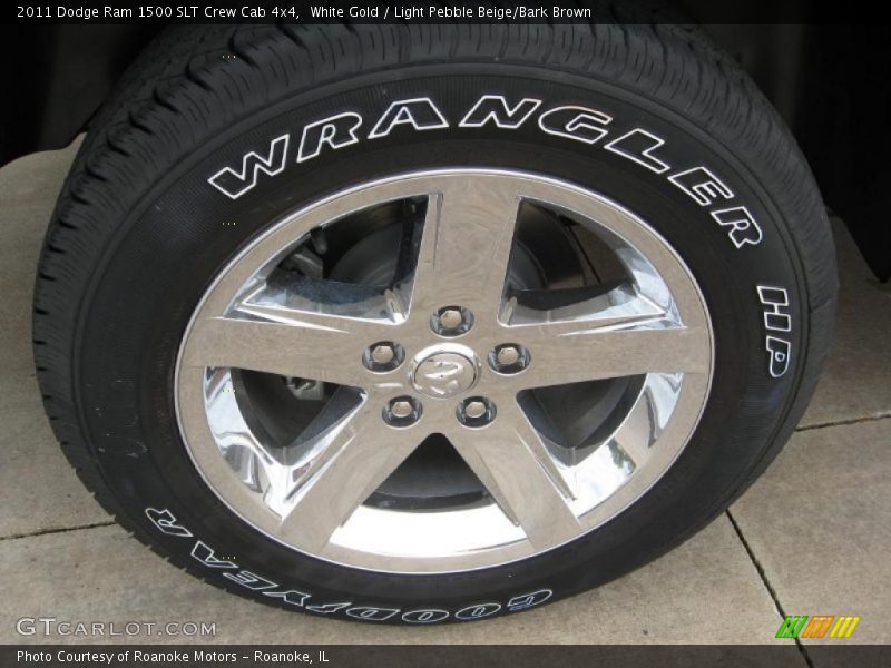 White Gold / Light Pebble Beige/Bark Brown 2011 Dodge Ram 1500 SLT Crew Cab 4x4
