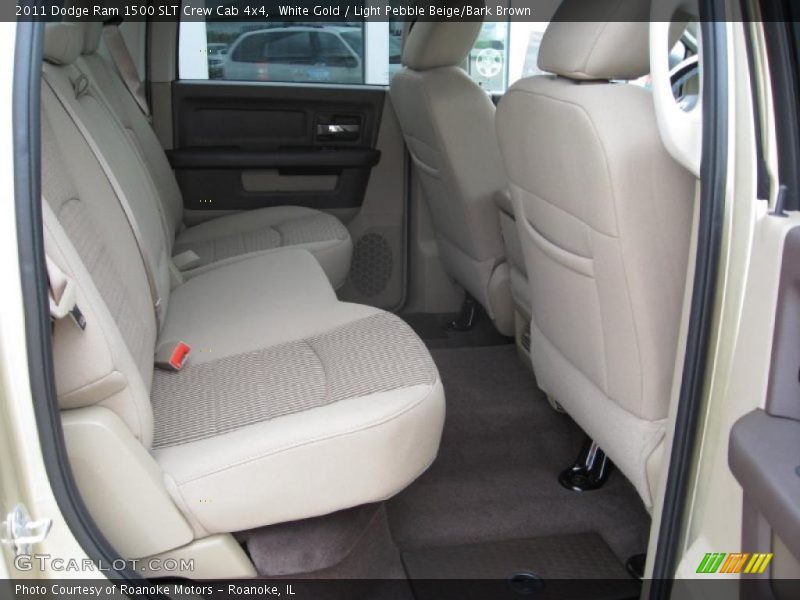 White Gold / Light Pebble Beige/Bark Brown 2011 Dodge Ram 1500 SLT Crew Cab 4x4