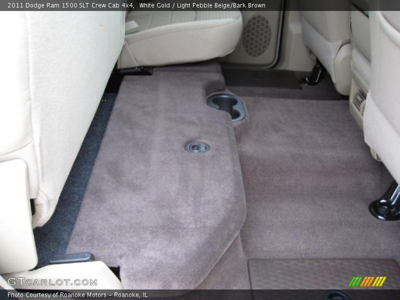 White Gold / Light Pebble Beige/Bark Brown 2011 Dodge Ram 1500 SLT Crew Cab 4x4