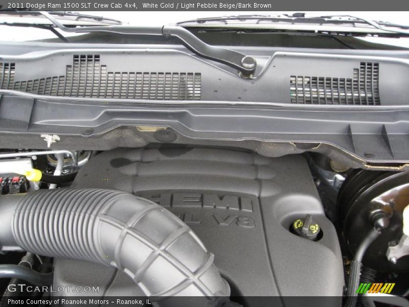 White Gold / Light Pebble Beige/Bark Brown 2011 Dodge Ram 1500 SLT Crew Cab 4x4
