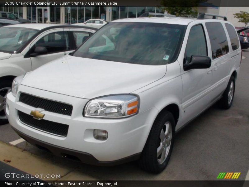 Summit White / Cashmere Beige 2008 Chevrolet Uplander LT