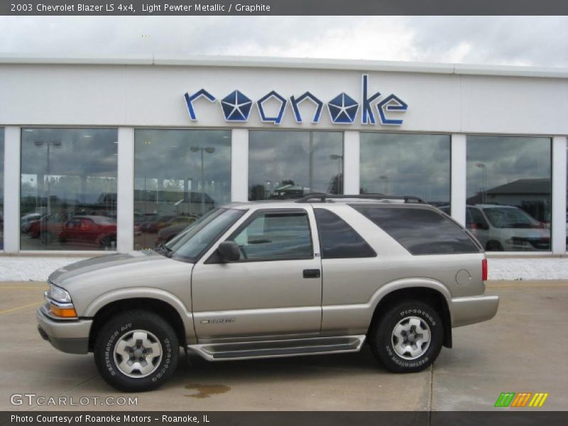 Light Pewter Metallic / Graphite 2003 Chevrolet Blazer LS 4x4