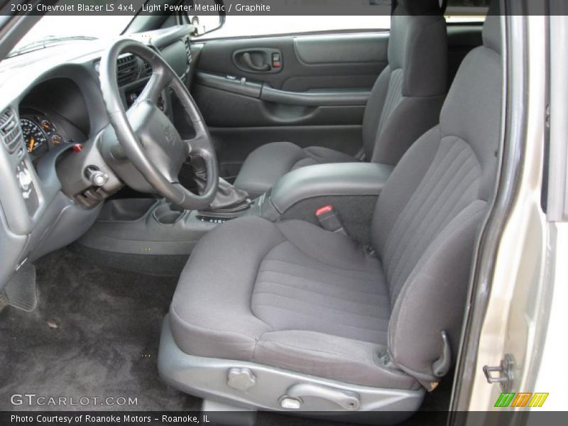Light Pewter Metallic / Graphite 2003 Chevrolet Blazer LS 4x4