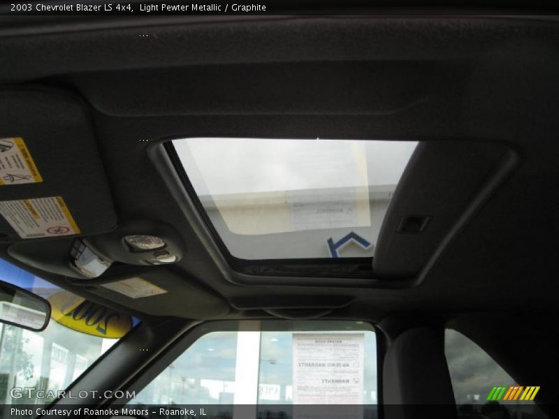 Light Pewter Metallic / Graphite 2003 Chevrolet Blazer LS 4x4